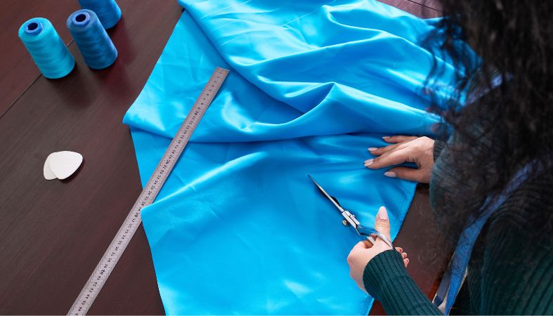 how to measure and cut fabric for a dress How to Cut a Sewing Pattern and Fabric The Daily Sew