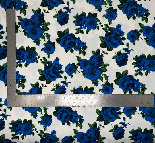 Liverpool Knit Floral Print Fabric