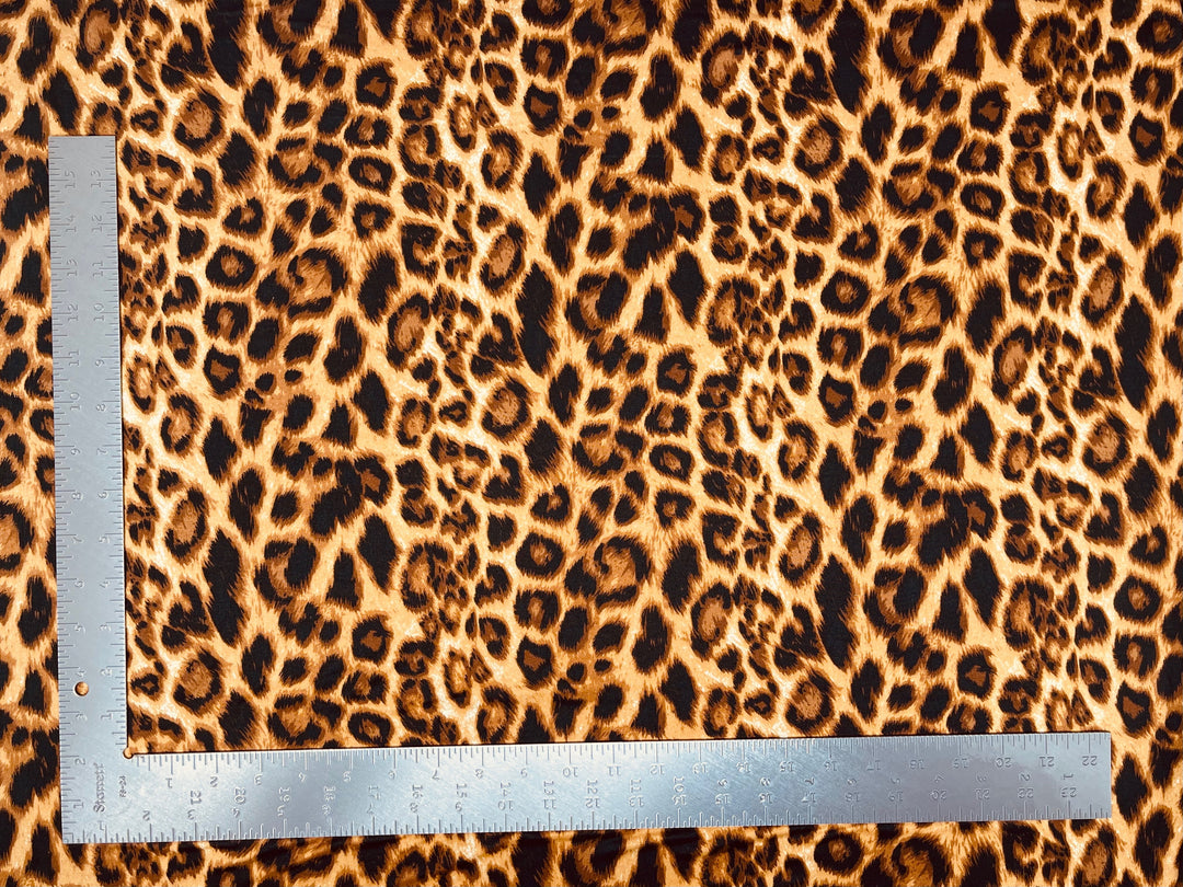 DTY Double Sided Brushed Knit Animal Print Knit Fabric - Express Knit Inc.
