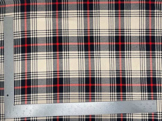 liverpool knit plaid print fabric express knit - 2