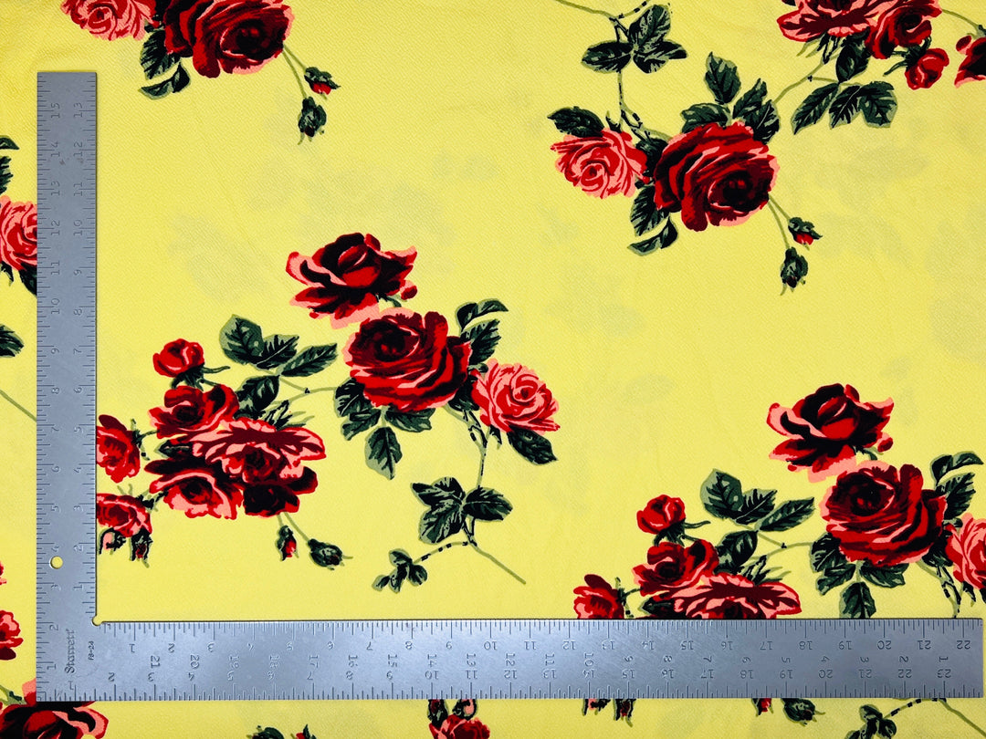 Liverpool Knit Floral Print Fabric | Express Knit Inc.