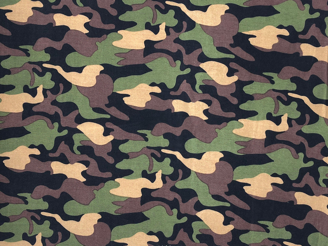 ITY Knit Army Prints Fabric | Express Knit Inc.