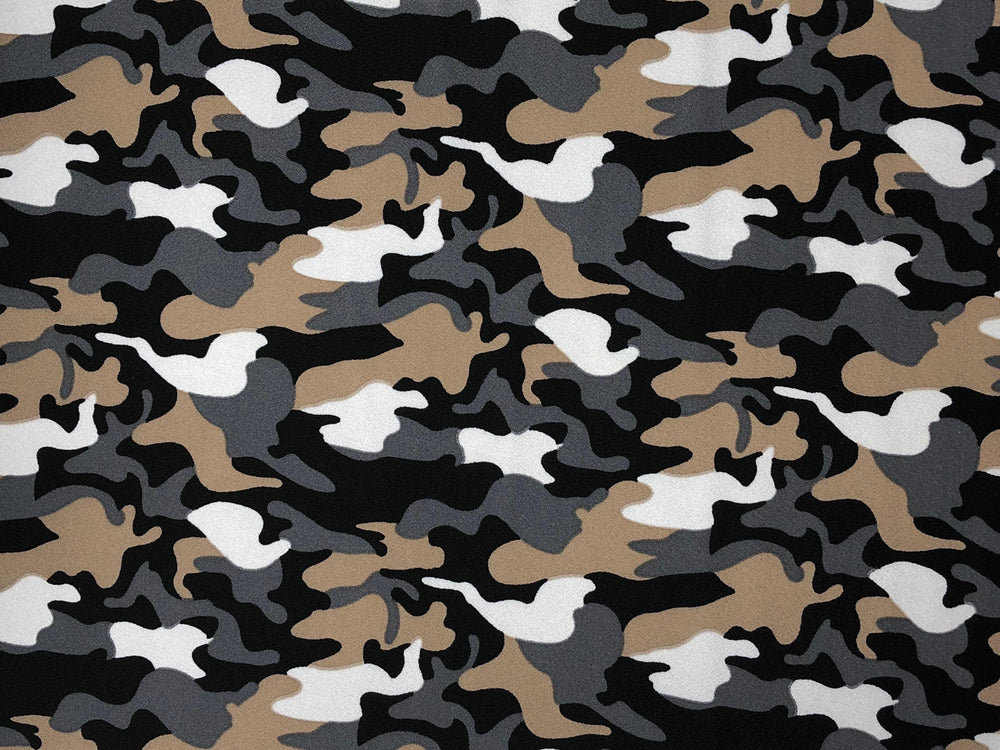 Liverpool Knit Army Print Fabric | Express Knit Inc.