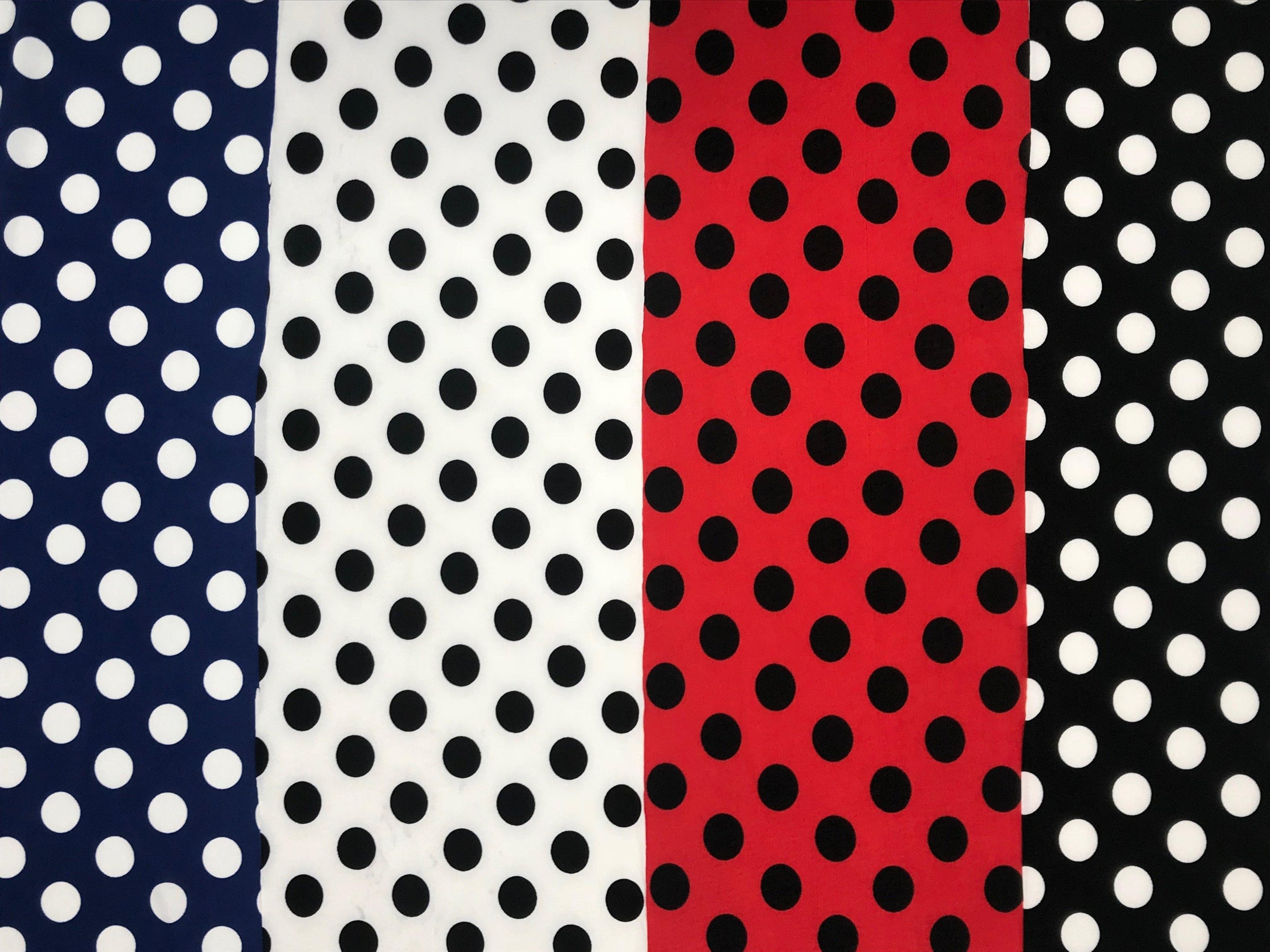 ITY Knit Polka Dot Print Fabric - Express Knit Inc.