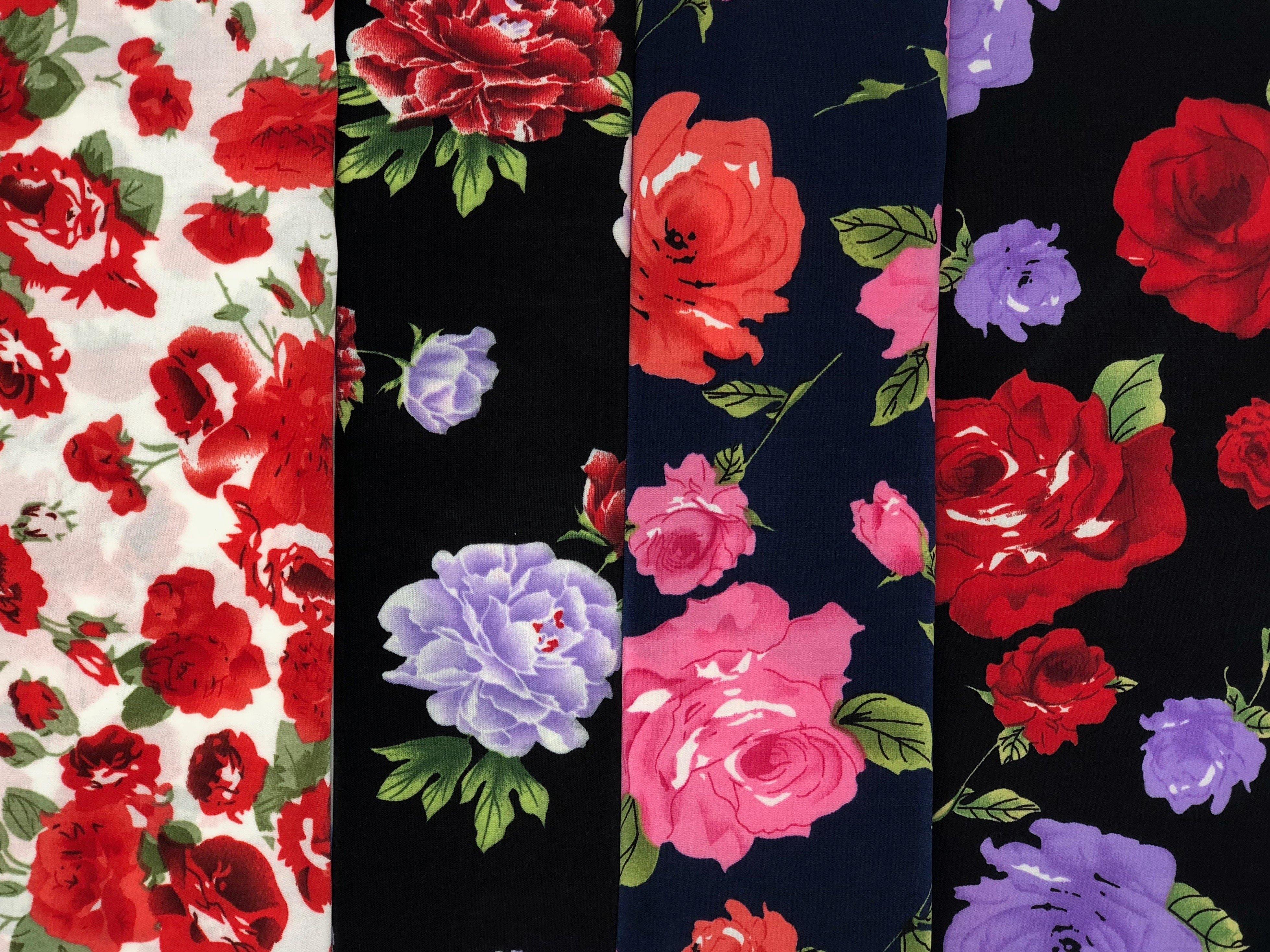 ITY Knit Floral Prints Fabric - Express Knit Inc.