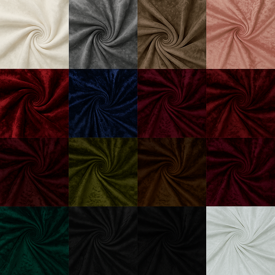 Crushed Velvet Velour Stretchy Fabric #2