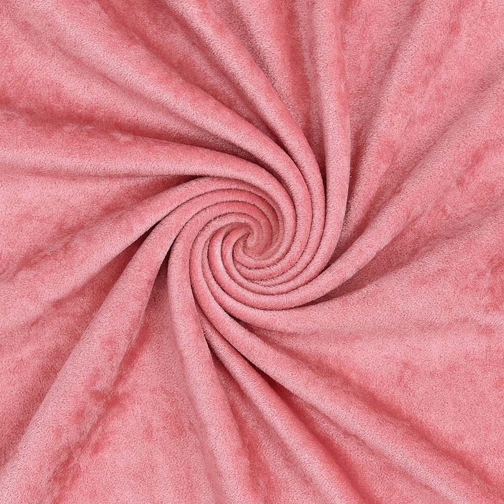 Velvet Stretch Solid Fabric – Soft, Elegant, Flexible & Versatile Pink