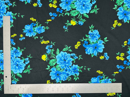 Techno Crepe Knit Floral Print Fabric | Express Knit Inc.