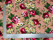 Techno Crepe Knit Floral Print Fabric | Express Knit Inc.