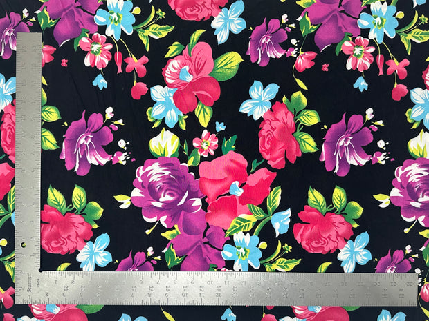 ITY Knit Floral Print Fabric | Express Knit Inc.