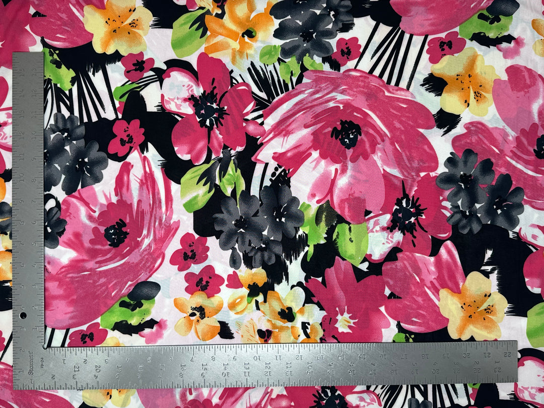 ITY Knit Floral Print Fabric | Express Knit Inc.