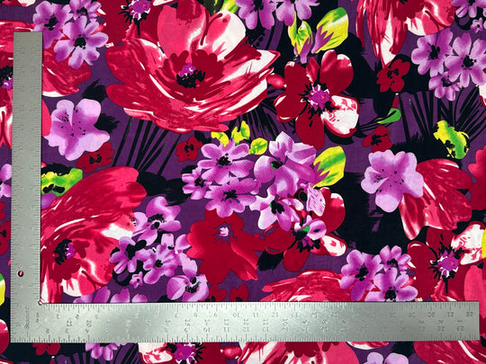 ITY Knit Floral Print Fabric | Express Knit Inc.