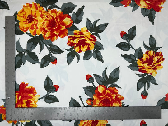 Techno Crepe Knit Floral Print Fabric | Express Knit Inc.