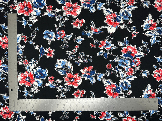 Liverpool Knit Floral Print Fabric | Express Knit Inc.