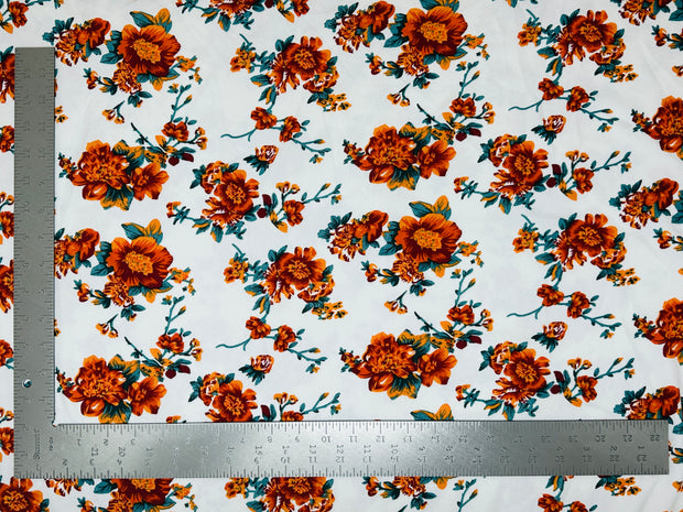 Liverpool Knit Floral Print Fabric
