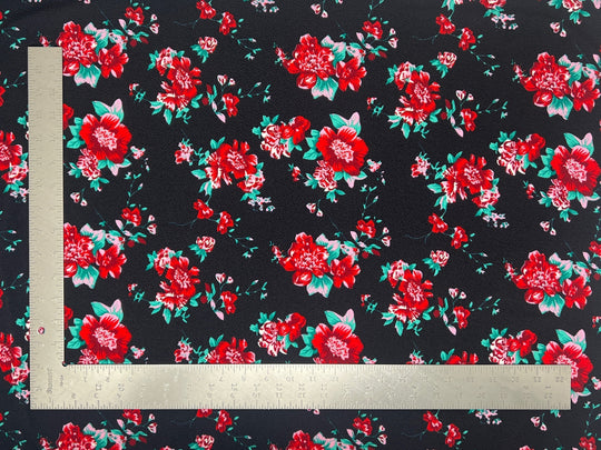 Liverpool Knit Floral Print Fabric | Express Knit Inc.