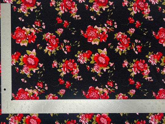 Liverpool Knit Floral Print Fabric | Express Knit Inc.