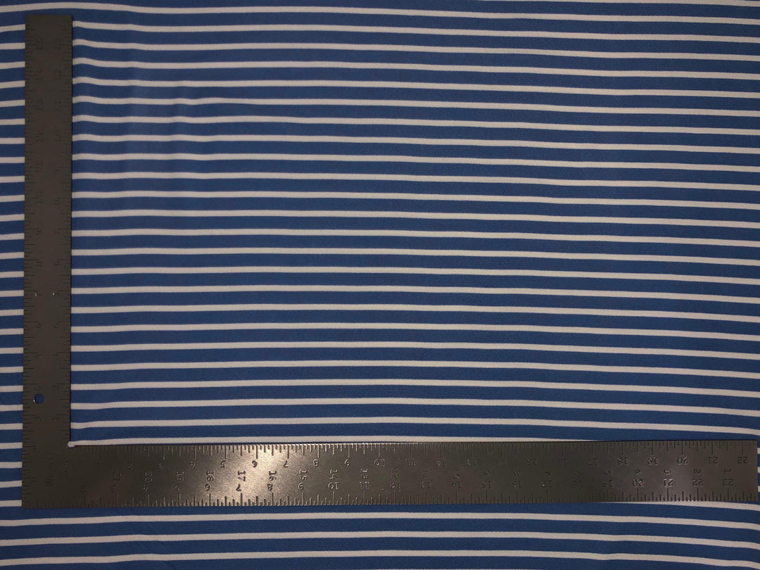 Liverpool Knit Horizontal Stripe Thick and Thin Print Fabric | Express Knit Inc.