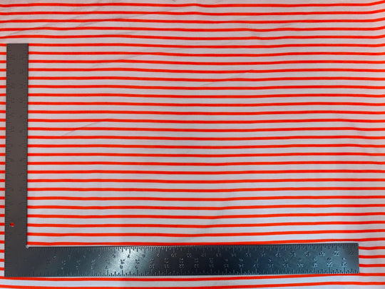 Liverpool Knit Horizontal Stripe Thick and Thin Print Fabric | Express Knit Inc.