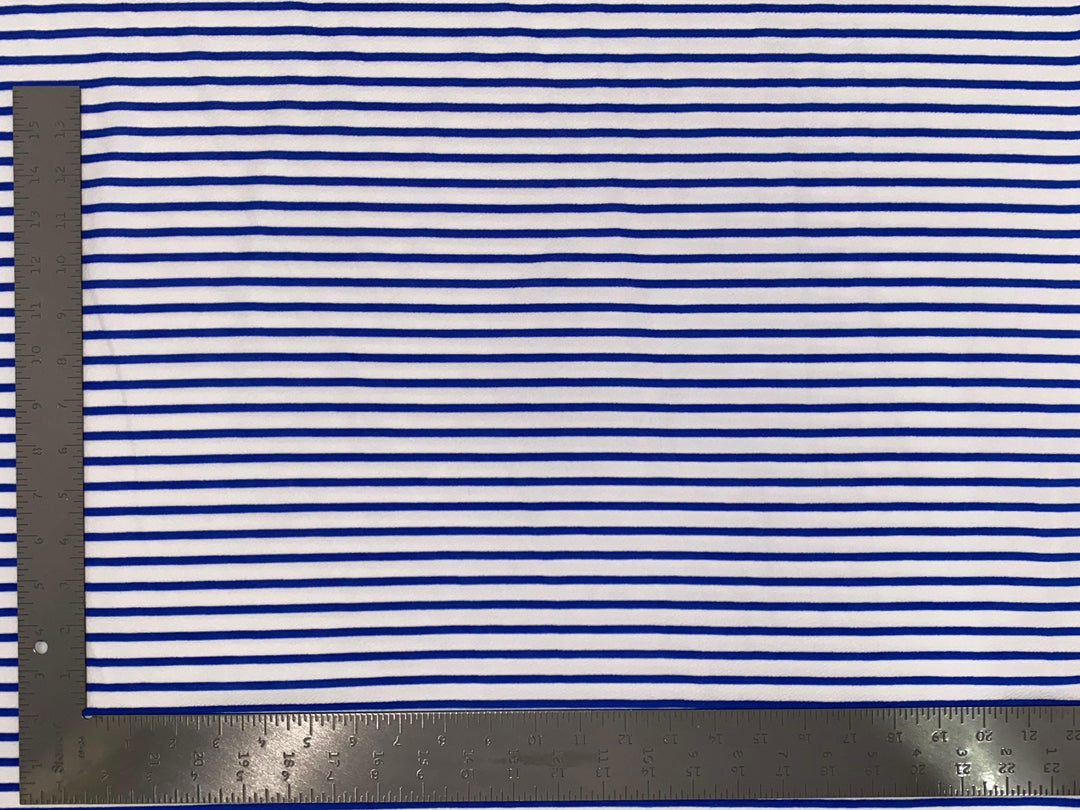 Liverpool Knit Horizontal Stripe Thick and Thin Print Fabric | Express Knit Inc.