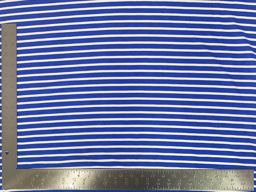 Liverpool Knit Horizontal Stripe Thick and Thin Print Fabric | Express Knit Inc.