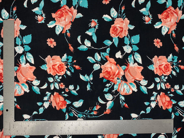 ITY Knit Floral Print Fabric - Express Knit Inc.