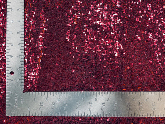 3mm Mini Shiny Sequins on Poly Spandex Mesh Fabric | Express Knit Inc.