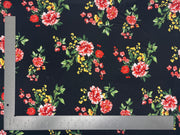 DTY Double Sided Brushed Knit Floral Print Fabric | Express Knit Inc.