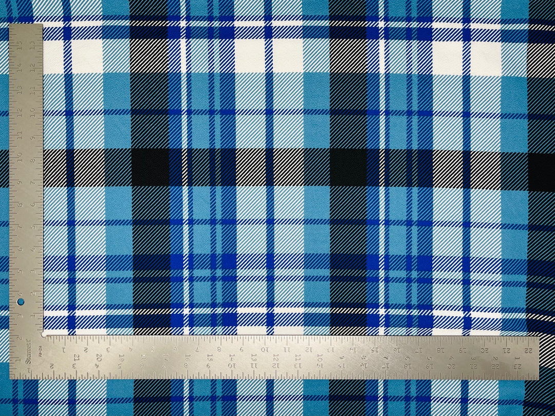 Liverpool Knit Plaid Print Fabric | Express Knit Inc.