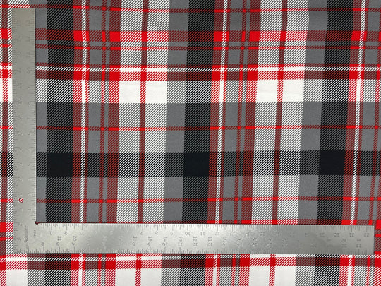 Liverpool Knit Plaid Print Fabric | Express Knit Inc.