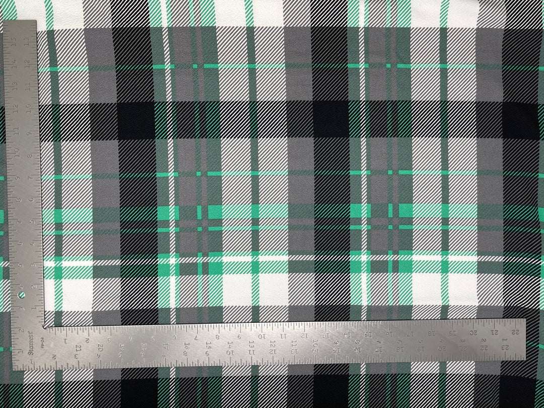 Liverpool Knit Plaid Print Fabric | Express Knit Inc.