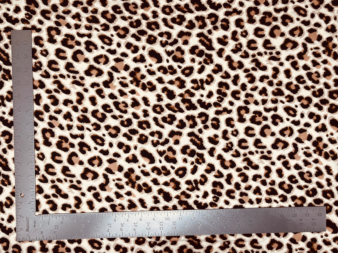 DTY Double Sided Brushed Knit Animal Print Knit Fabric | Express Knit Inc.