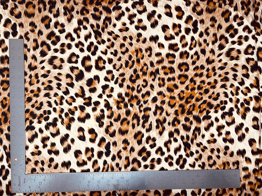 DTY Double Sided Brushed Knit Animal Print Knit Fabric | Express Knit Inc.