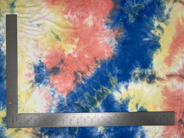 DTY Double Sided Brushed Knit Tie Dye Fabric