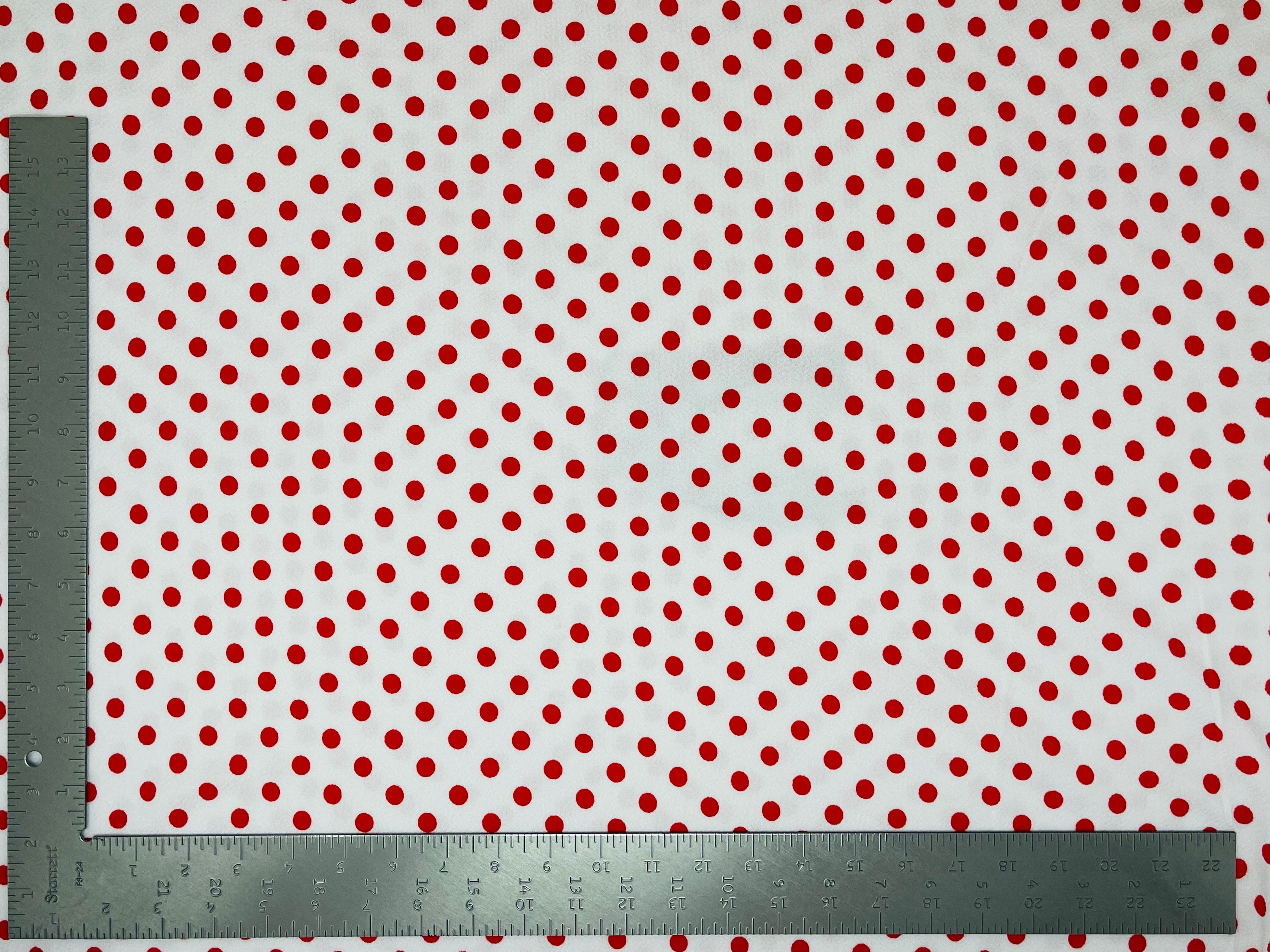 Liverpool Knit Polka Dot Print Fabric | Express Knit Inc.