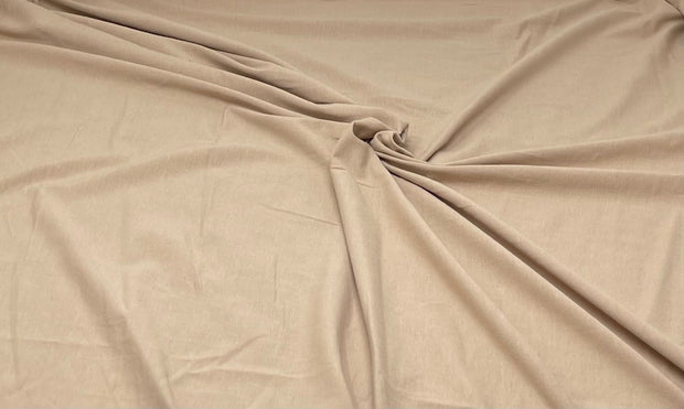 Cotton Jersey Lycra Spandex knit Stretch Fabric 58/60 wide (Khaki)