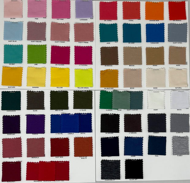 Color Swatch Jersey Fabric 