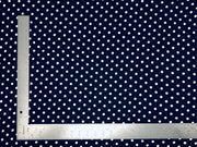 DTY Double Sided Brushed Knit Small Polka Dot Print Fabric | Express Knit Inc.