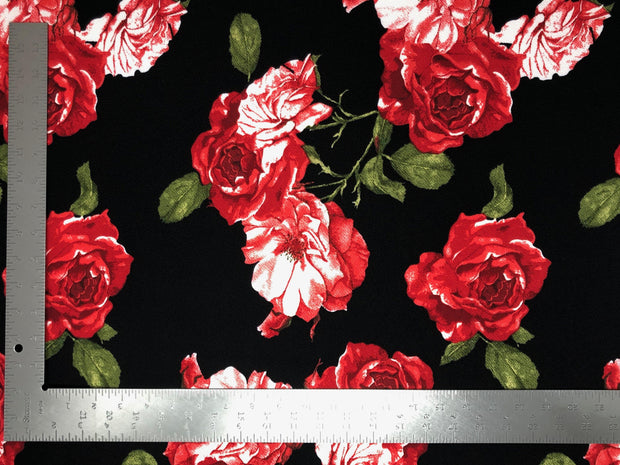 Liverpool Knit Floral Print Fabric - Express Knit Inc.