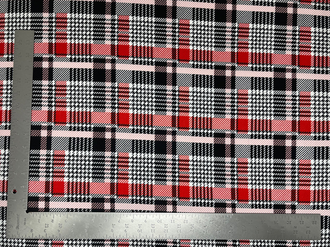 Liverpool Knit Plaid Print Fabric | Express Knit Inc.