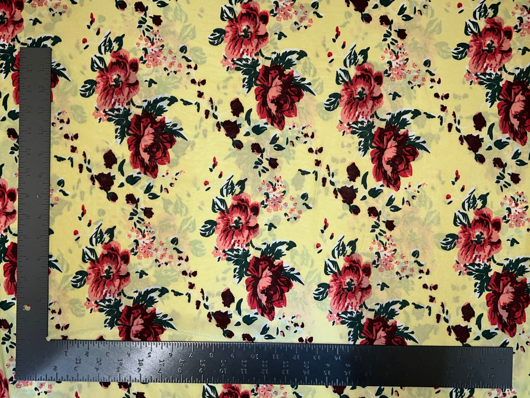 ITY Knit Floral Print Fabric | Express Knit Inc.