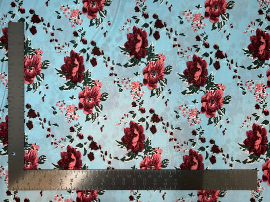 ITY Knit Floral Print Fabric | Express Knit Inc.