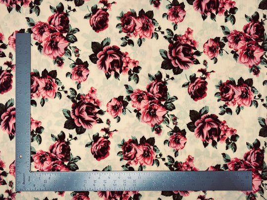 ITY Knit Floral Print Fabric | Express Knit Inc.