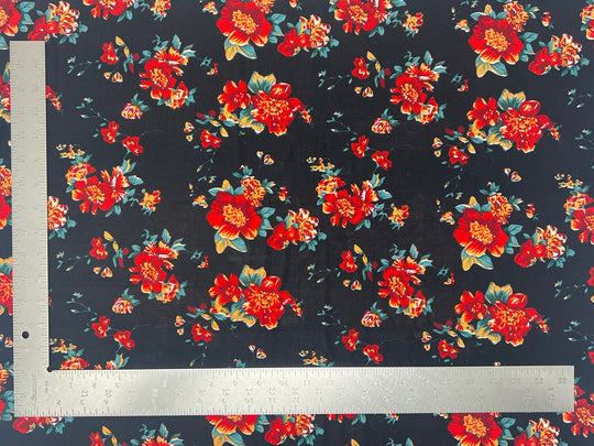 ITY Knit Floral Print Fabric | Express Knit Inc.