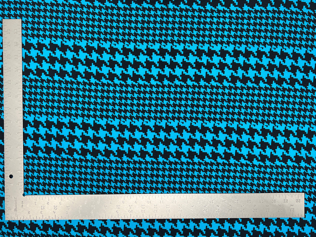 Liverpool Knit Houndstooth Print Fabric | Express Knit Inc.