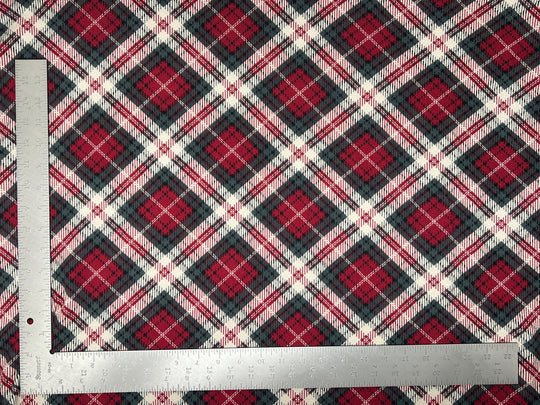 Liverpool Knit Plaid Print Fabric | Express Knit Inc.