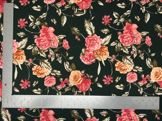 Liverpool Knit Floral Print Fabric | Express Knit Inc.