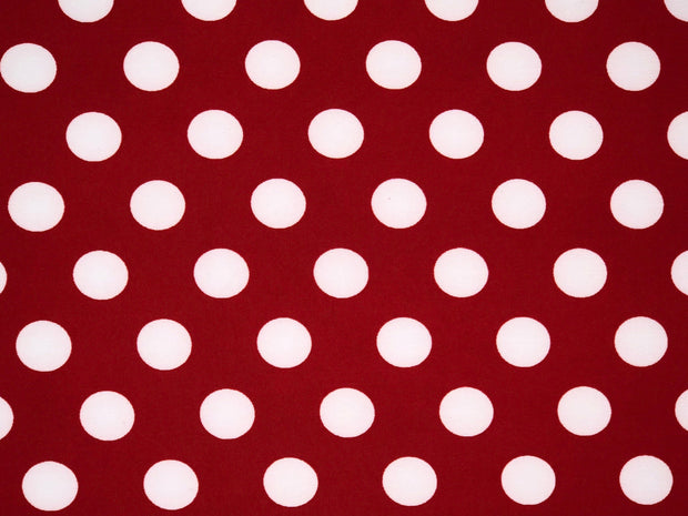 ITY Knit Polka Dot Print Fabric - wholesale fabric