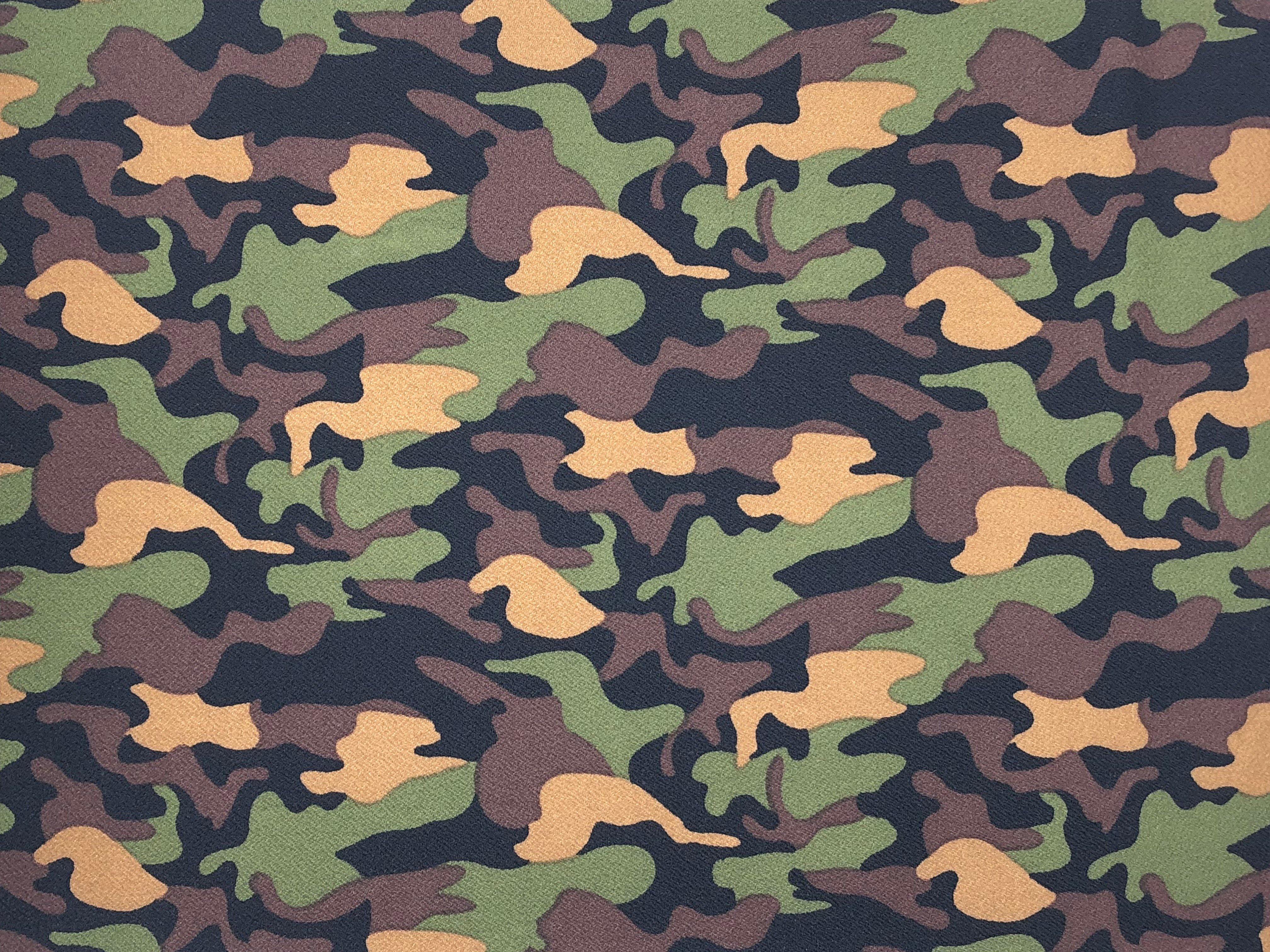 Liverpool Knit Army Print Fabric | Express Knit Inc.