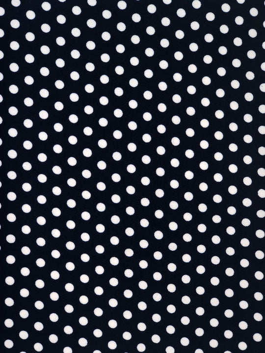 Liverpool Knit Polka Dot Print Fabric | Express Knit Inc.